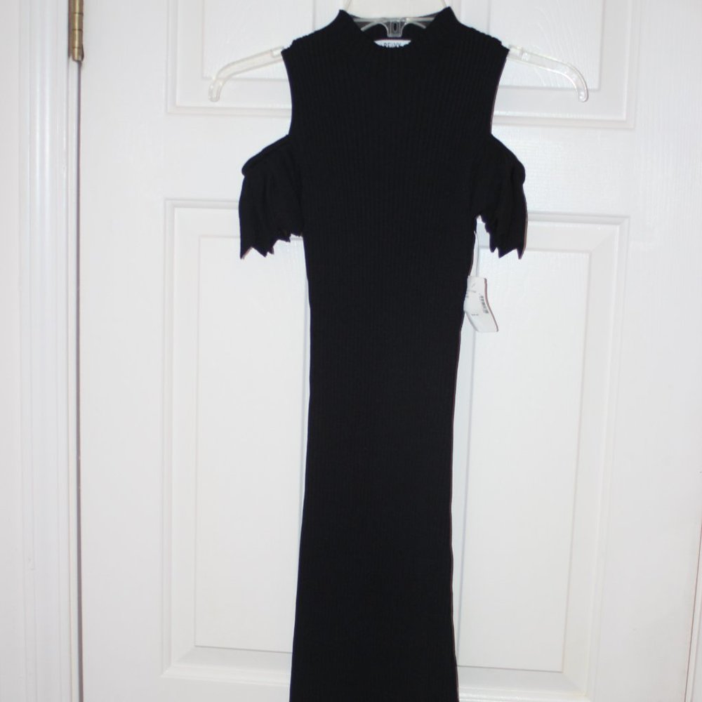 NWT Renvy Tight Ribbed Jersey Dress with Shoulder Cutouts